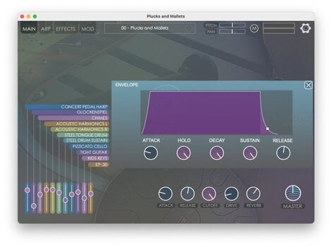 Студійне програмне забезпечення Plug-In ефект Nightfox Audio Nightfox Audio Plucks and Mallets (Цифровий товар) - 6
