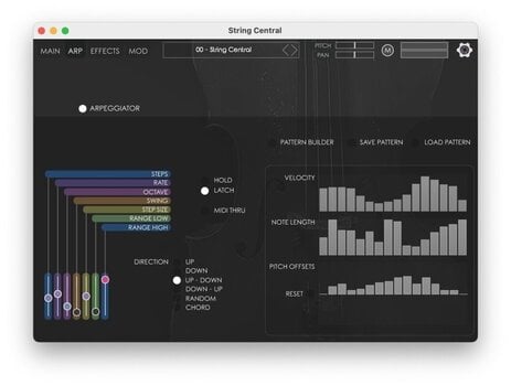 FX protsessori tarkvara pistikprogramm Nightfox Audio Nightfox Audio String Central (Digitaalne toode) - 10