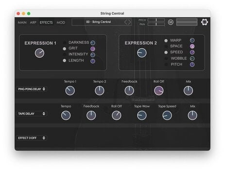 FX protsessori tarkvara pistikprogramm Nightfox Audio Nightfox Audio String Central (Digitaalne toode) - 12