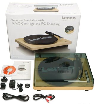 Turntable Lenco L 30 Natural Turntable - 11