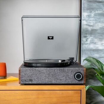 Turntable Victrola VTA-78 Eastwood Walnut Turntable - 10