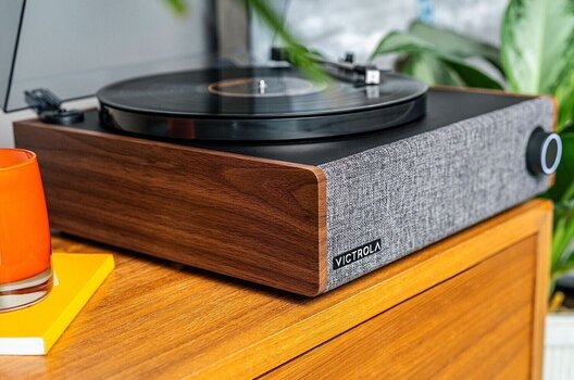 Turntable Victrola VTA-78 Eastwood Walnut Turntable - 11