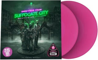 Disco de vinil The Funeral Portrait - Greetings From Suffocate City - From Beyond The Abyss: Deluxe (Indie Exclusive) (Pink Colored) (2 LP) - 1