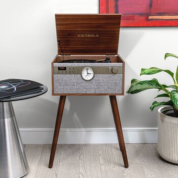 Casetofon Victrola VTA-835SB Century Signature Plus Walnut Casetofon - 11