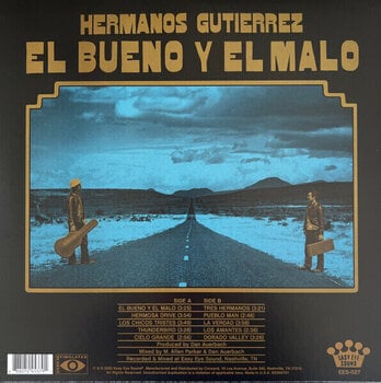 Vinilinė plokštelė Hermanos Gutierrez El Bueno Y El Malo (Indie Exclusive) (Turquoise/Black Smoke Colored) (LP) - 3