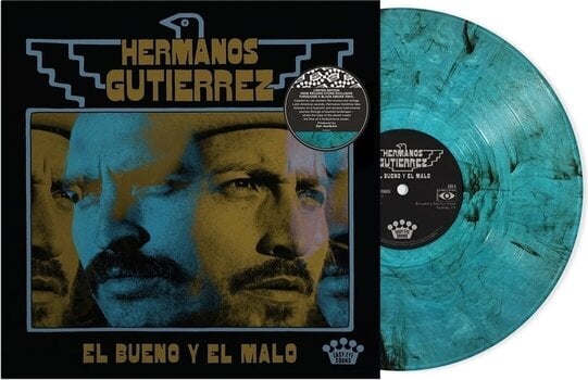 Vinilinė plokštelė Hermanos Gutierrez El Bueno Y El Malo (Indie Exclusive) (Turquoise/Black Smoke Colored) (LP) - 2