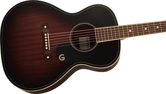 Akustikgitarre Gretsch Jim Dandy Concert WN Deep Cherry Burst Akustikgitarre - 4