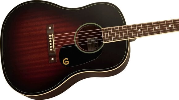 Akustikgitarre Gretsch Jim Dandy Dreadnought WN Deep Cherry Burst Akustikgitarre - 4