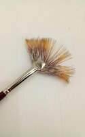 Da Vinci 495 Grigio Fan Brush 1