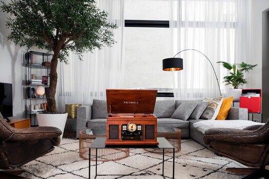 Ретро грамофон Victrola VTA 200B MAH Brown Ретро грамофон - 6