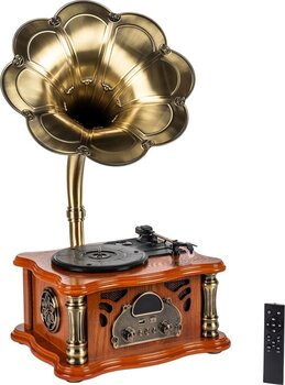 Ретро грамофон Latone The Classic Horn Phonograph Brown Ретро грамофон - 3