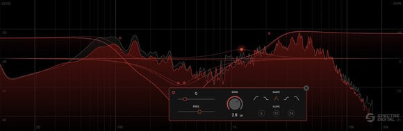 Programinės įrangos papildinio efektų procesorius Spectre Digital Element Bass - 3