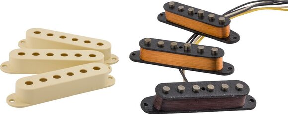 Pickup simples Fender Custom Shop Ancho Poblano Stratocaster Set of 3 Aged White Pickup simples - 3