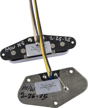 Pickup simples Fender Custom Shop '50/'51 Blackguard Telecaster Set of 2 Black and Chrome Pickup simples - 2
