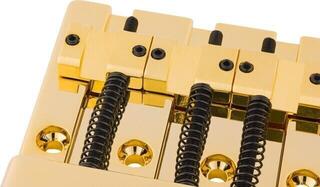 Basszusgitár húrláb Fender HiMass 4-String Zinc Saddles Gold Basszusgitár húrláb - 1