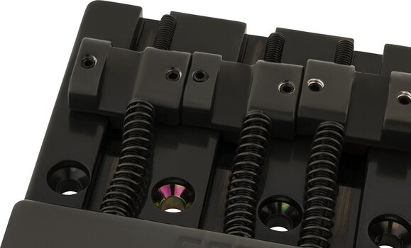 Basszusgitár húrláb Fender HiMass 4-String Zinc Saddles Black Basszusgitár húrláb - 2