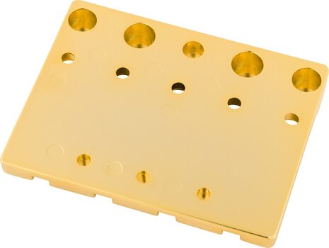 Kobylka pro baskytaru Fender HiMass 4-String Brass Saddles Gold Kobylka pro baskytaru - 3