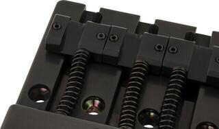 Mostek zapasowy do gitary basowej Fender HiMass 4-String Brass Saddles Black Mostek zapasowy do gitary basowej - 1
