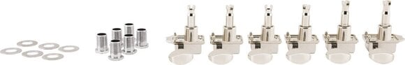 Afinadores para guitarra Fender ClassicGear Staggered Chrome Afinadores para guitarra - 4
