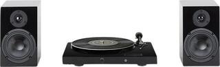 Plattenspieler-Kit Pro-Ject Juke Box E1 + Speaker Box 5E OM5e High Gloss Piano Black Plattenspieler-Kit - 1