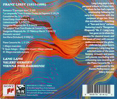 Hudební CD Lang Lang - Liszt - My Piano Hero (CD) - 3