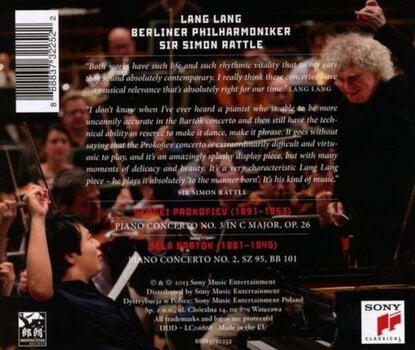 CD de música Lang Lang - Prokofiev & Bartók: Piano Concertos (CD) - 2