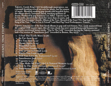 CD muzica Carole King - Tapestry (Reissue) (Remastered) (CD) - 3