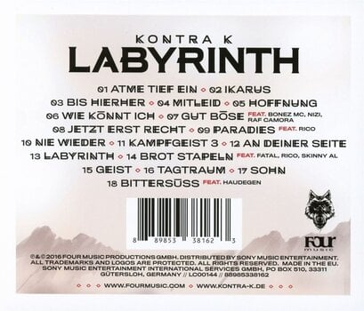 Hudební CD Kontra K - Labyrinth (CD) - 2