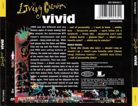 CD de música Living Colour - Vivid (Reissue) (Remastered) (CD) - 3