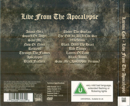 CD de música Lacuna Coil - Live From The Apocalypse (Digipak) (CD + DVD) - 4