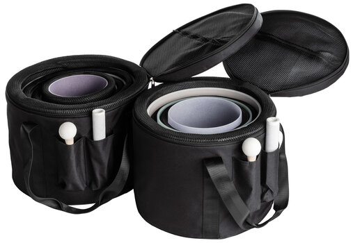 Perkusja dla terapii muzycznej Shamann Colored Crystal Set 432 Hz Zestaw misek kryształowych (Tylko rozpakowane) - 6