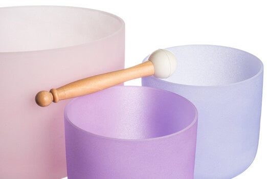 Perkusja dla terapii muzycznej Shamann Colored Crystal Set 432 Hz Zestaw misek kryształowych (Tylko rozpakowane) - 15