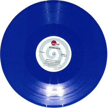 Vinyl Record Haddaway - What Is Love (Blue Coloured) (12" Vinyl) - 3