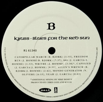 Vinyylilevy Kyuss - Blues For The Red Sun (Reissue) (LP) - 7