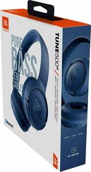 Bezdrátová sluchátka na uši JBL Tune 500BT Modrá - 6