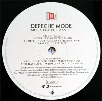 LP Depeche Mode - Music For the Masses (Reissue) (Remastered) (LP) - 3
