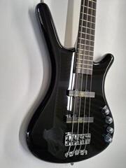 E-Bass Warwick RockBass Corvette Basic Solid Black High Polish E-Bass (Neuwertig) - 1