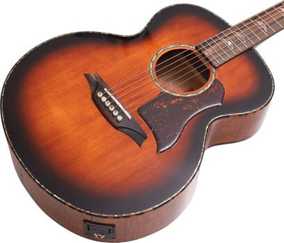 Jumbo Elektro-Akustikgitarren Bromo BAN8E Vintage Sunburst Jumbo Elektro-Akustikgitarren - 6