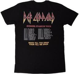 T-shirt Def Leppard Summer Stadium Tour Black M T-shirt - 1