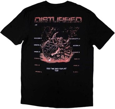 T-shirt Disturbed European Tour 23 Medallion Black M T-shirt - 2