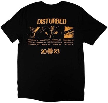 Tričko Disturbed Tričko European Tour 23 Split Face Unisex Black L - 2