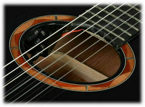 Guitarra clássica com pré-amplificador Yamaha NTX 700 BK - 7