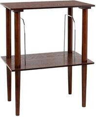 Möbel für LP-Schallplatten Victrola Wooden Stand with Record Holder Möbel für Schallplatten Dark Brown - 1