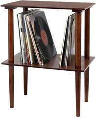 Möbel für LP-Schallplatten Victrola Wooden Stand with Record Holder Möbel für Schallplatten Dark Brown - 2