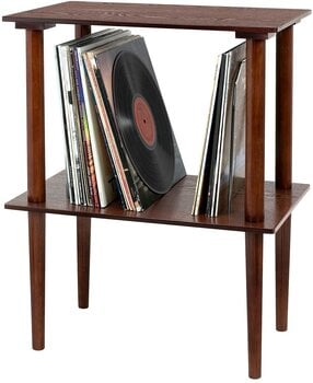 Meubles pour disques LP Victrola Wooden Stand with Record Holder Meubles pour disques LP Dark Brown - 3