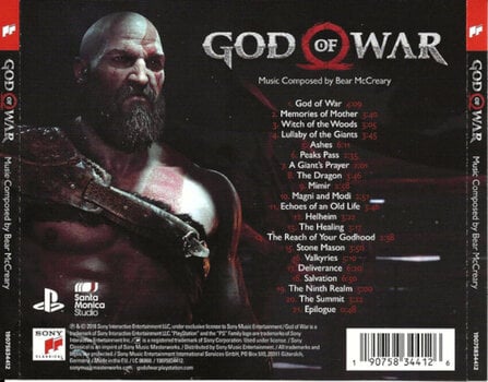 Muusika CD Bear McCreary - God Of War (Playstation Soundtrack) (CD) - 3