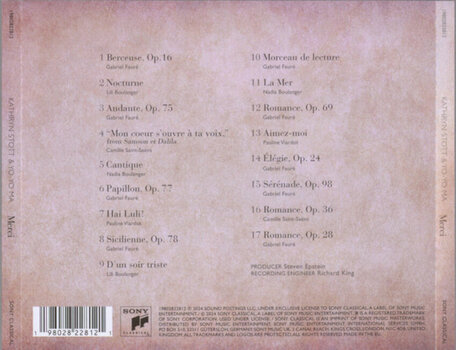 CD de música Yo-Yo Ma & Kathryn Stott - Merci (CD) - 3