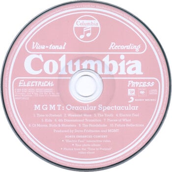 Music CD MGMT - Oracular Spectacular (CD) - 2