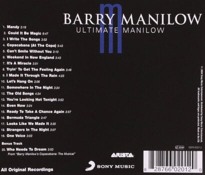 Музичний компакт-диск Barry Manilow - Ultimate Manilow (CD) - 2