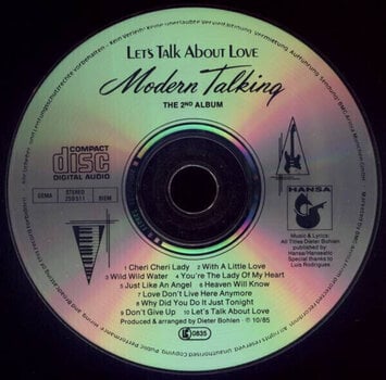 CD musique Modern Talking - Lets Talk About Love (The 2nd Album) (Reissue) (CD) - 2